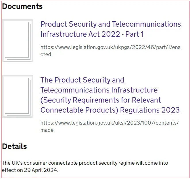 UK IoT PSTI Certification Testing Laboratory(图2)