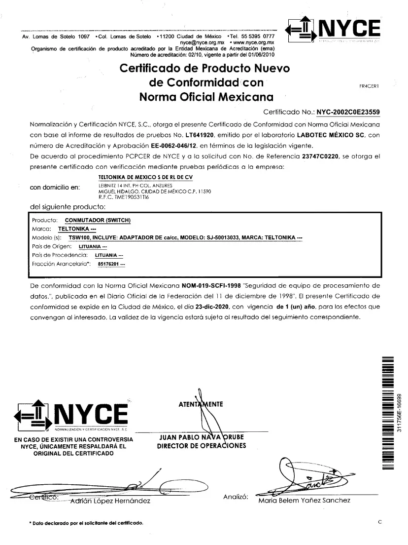 What is the Mexican NOM Certification Process?(图1)