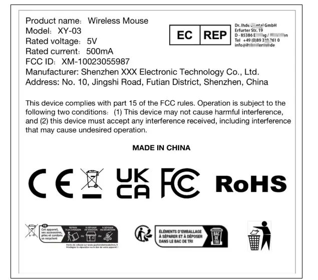 Certification FCC ID pour dispositifs sans fil