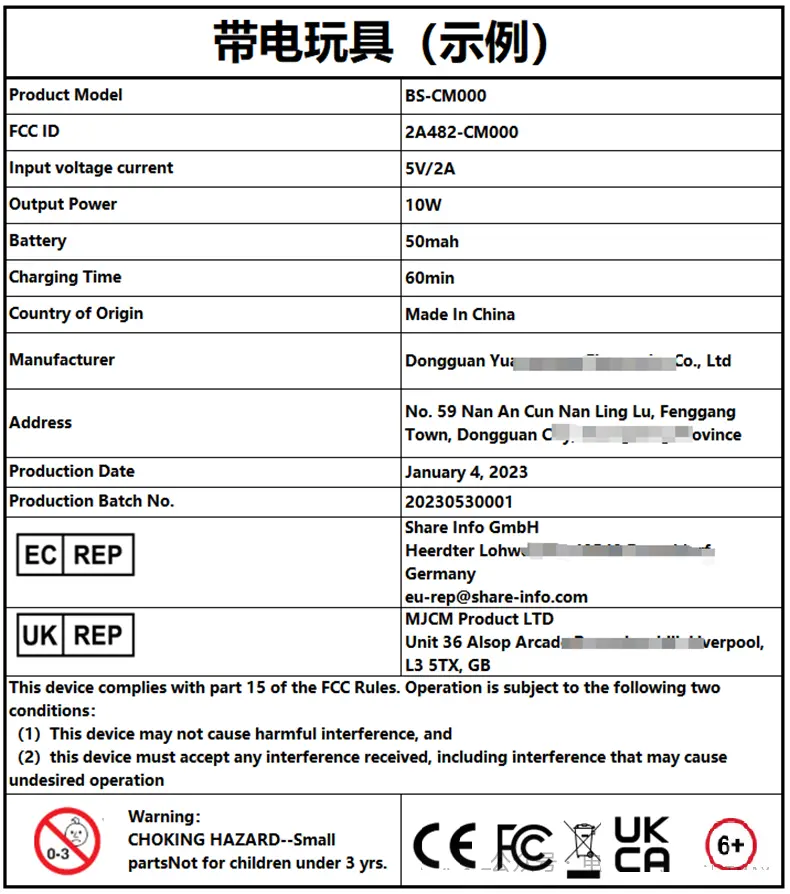 Toy Product Certification CE-EN71 CPC Amazon(图2)