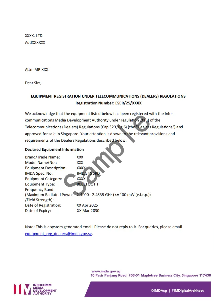 Singapore IMDA Regulations(图2)