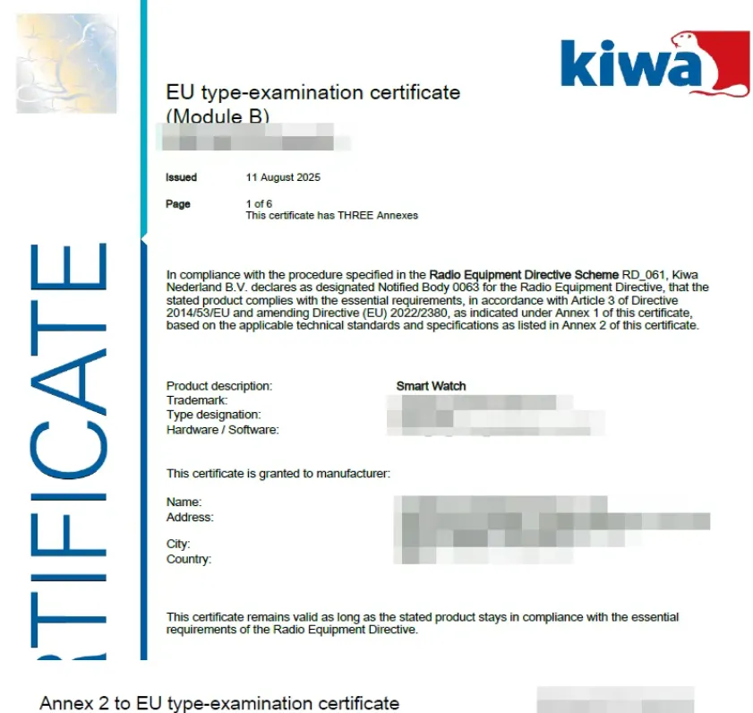 Cybersecurity EN18031 Test Report | NB Organizatio