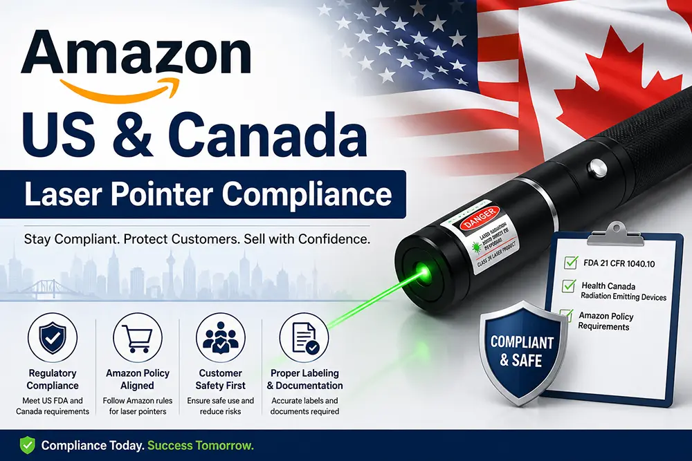 Amazon US & Canada Laser Pointer Compliance